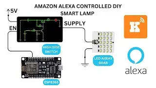 ESP8266 Based LED Lamp Amazon Alexa