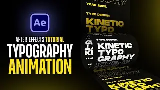 Text Typography Animation in After Effects | No Plugins