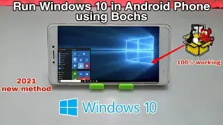 Run Windows 10 in Android using Bochs Emulator 2022 new method | Windows in Android Bochs Emulator