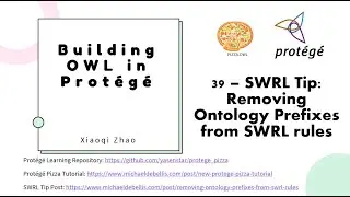 Build Ontology in Protege (pizza.owl) - 39 SWRL Tip Remove Ontology Prefixes from SWRL Rules