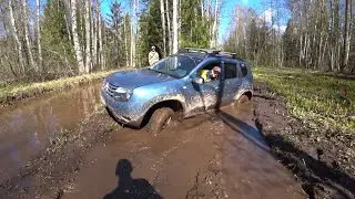 Весенняя грязь, едем к усадьбе Ломоносова на Duster и УАЗ!