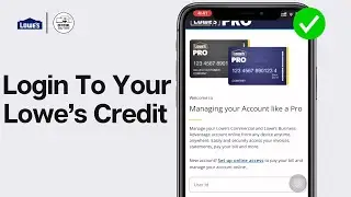 How To Login To Your Lowe’s Credit Card (2024)