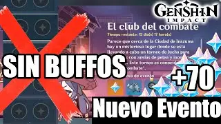 HAGAMOSLO SIN BUFFOS ⛔ CLUB DE COMBATE 💪 Dia 3 || Genshin Impact