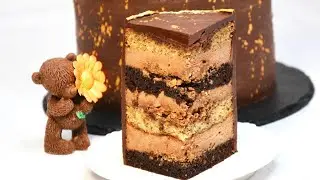 ТОРТ «МИШКА КОСОЛАПЫЙ» 🧸 Вкуснейший торт! 🍫🤎 Понравится и взрослым, и детям. Пошаговый видео рецепт