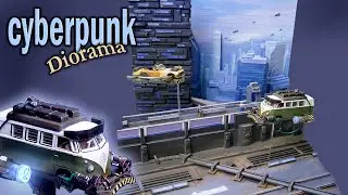 Cyberpunk Diorama / 1: 87 (HO) Modellbau