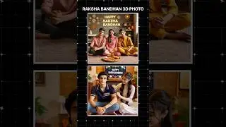 Happy Raksha bandhan Ai image creator tutorial☺#bing #rakhi #shorts