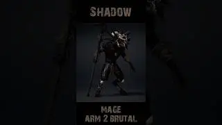 Shadow Mage Arm 2 Brutal #character #monster #3d #animation #gaming #model #unity #unreal
