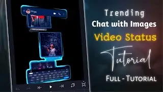 Full Tutorial-WhatsApp Chat lyrics video editing | Message Box lyrics editing | Alight Motion edits