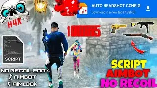 Free Fire Auto Headshot Config File🎯🌠 Macro Aimbot + No Recoil Regedit ‼️ Antiban VIP Script 👽