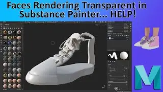 What to Do if Your Faces Are Rendering Transparent in Substance Painter When Exporting FBX From Maya