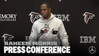Raheem Morris looks ahead to an Atlanta Falcons victory vs the Carolina Panthers | Press Conference