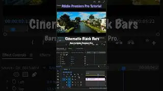 Cinematic Black Bars Effect (Using Crop Tool) | Adobe Premiere Pro Tutorial