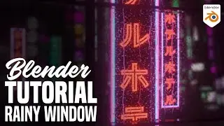 Blender window rain in 10 Minutes | Eevee Tutorial