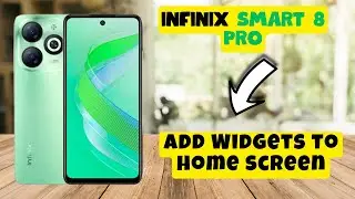 Add Widgets to home screen Infinix Smart 8 Pro || How to add widgets || Widgets settings