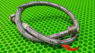 I didn't believe it myself! Brilliant idea in 3 minutes from a torn hose!