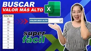 Como buscar el valor mas alto en Excel (Bien Explicado)