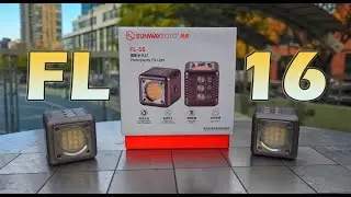 Sunwayfoto FL-16 LED Fill Video Light - Powerful Light Cube 