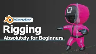 Blender Quick Rigging - Basic for Beginners - Low Poly 3D Character Model - Part 3