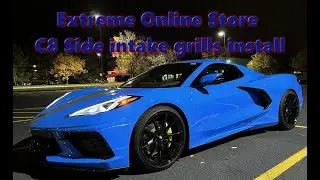 C8 side intake guards install guide. Extreme Online Store.