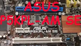 ASUS p5kpl am se. Прошивка под Xeon, разгон и тестирование