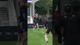 Josh Hull training at Lord's