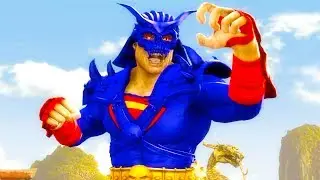 Mortal Kombat Komplete Edition - Superman Shao Kahn & The Flash Tag Ladder Gameplay Playthrough