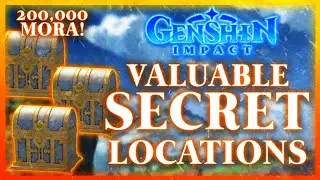 Valuable Secrets (FREE 200,000 Mora) + Luxurious Chests Locations! | Genshin Impact (Guide)