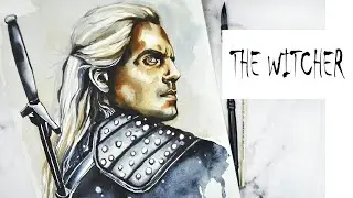 Drawing The Witcher. Henry Cavill)Ведьмак