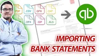 Importing Bank Statements into QuickBooks using PDF Bank Statements or CSV files