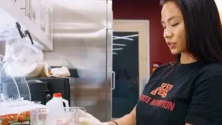 Smoothies with Gopher Women's Basketball