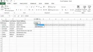 How to Delete Trailing Spaces in Excel : MS Excel Tips