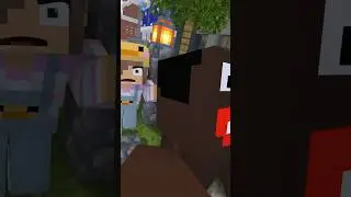 Как я встретила вашего папу в Майнкрафте #shorts #майнкрафт #minecraft