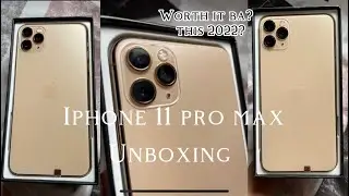 Iphone 11 pro max unboxing 2022