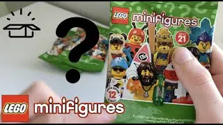 lego minifigures series 21 unboxing