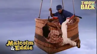 Malcolm & Eddie | Hot Air Balloon Trip Goes Wrong | Throw Back TV