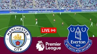 Manchester City 2 vs 1 Everton Premier League - Video Game Simulation PES 2021