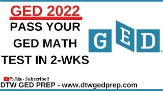 GED MATH 2022 - Pass GED Math Test in 2 Weeks