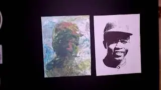 Duralar Stencil Portrait Demonstration