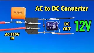 Ac to Dc Converter || 220v ac to 12v dc Converter || ac to dc converter kaise banaye