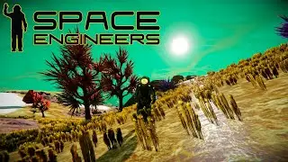 Space Engineers | База в скале 2 - Чужая планета с модами на пиратов | Стрим