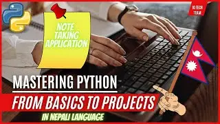 Python Project: Note Application | Create, View and Delete Notes | Python course