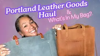 Whatʻs In My Bag WIMB - Portland Leather Goods Haul | PLG | Honeygirl K