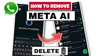 How To Remove Meta Ai On Whatsapp 2024 | Whatsapp Meta ai Kaise Hataye | Remove Meta AI Whatsapp