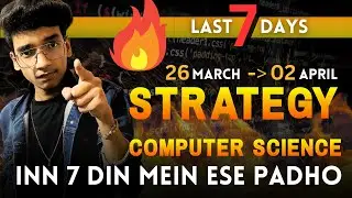 Class 12 Python | Last 7 days Strategy🔥| Class 12 Computer Science 2024 Board Exam