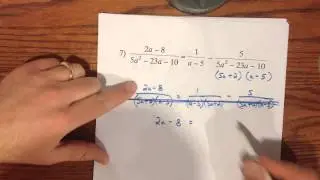 Solving Rational Equations Test Review