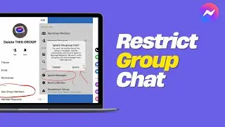 How To Restrict Group Chat In Messenger (2024 UPDATED)