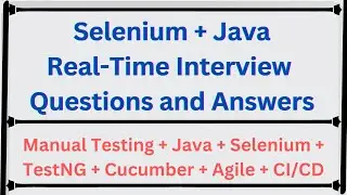 SDET Automation Testing Interview Questions & Answers