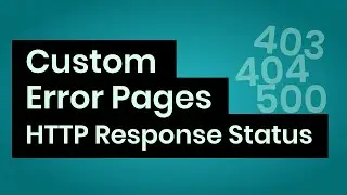Create Custom Error Pages for Website