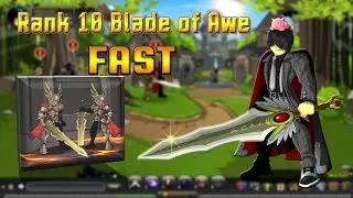 Rank 10 Blade Of Awe FAST AQW 10,000 rep 1-2 Mins 2015