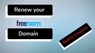 Freenom domain renewal [before the set period ends]